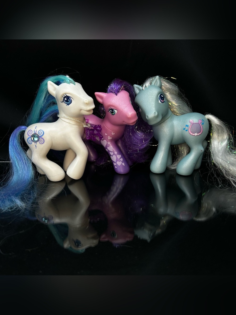 My Little Pony G3 Fancy Free Bee Bop Periwinkle Charm 2002 2003